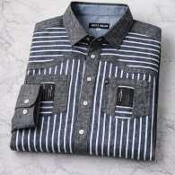 CHEMISE MAJESTE LAGUNE GRAPHITE